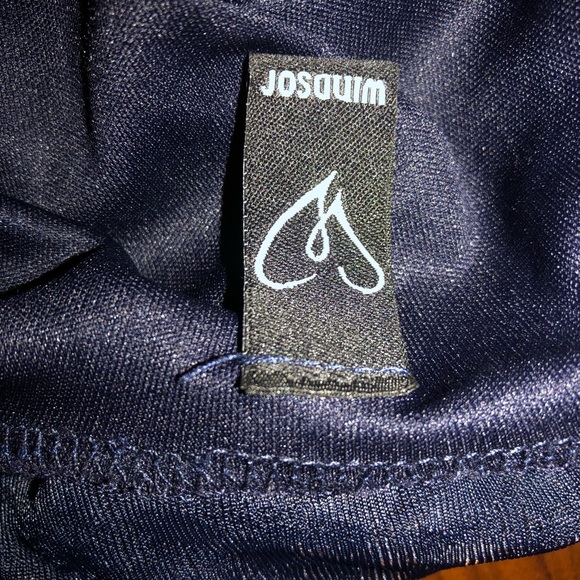 Navy shimmering dress - Picture 3 of 4